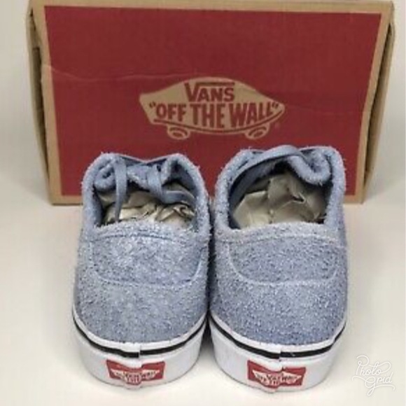 VANS Diamo Ni Hairy Suede Lavender Skate Shoes - Picture 6 of 8